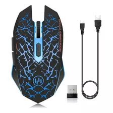 Mouse Gamer Vegcoo C12 Rgb Blue