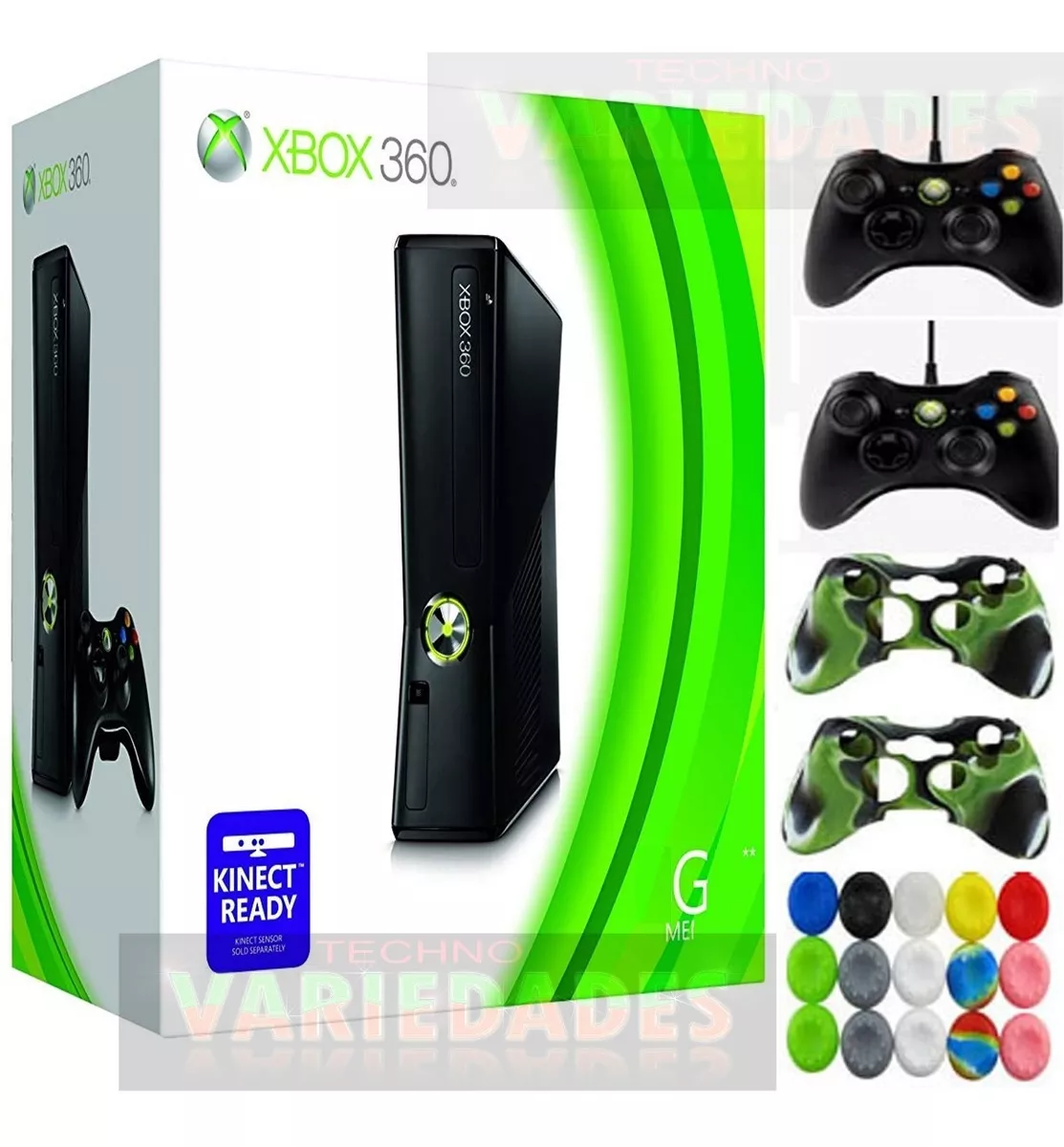 Xbox 360 5.0 2 Controles  Siliconas Juegos Grips Gara. Usada