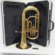 Euphonium Bombardino/waldman Sib 3 Pistos Semi-novo 