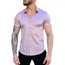 Camisa Social Slim Cetim Zipoff