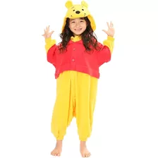 9 Kigurumi Para Niños Amarillo Con Rojo