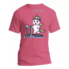 Playera Gym Unicornio Caricatura Todas Las Tallas