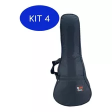 Kit 4 Capa Bag Case Cavaquinho Acolchoada Impermeável Bonga