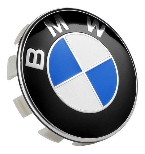 Emblema Logo Tapa Aro Bmw Clasic Blue Nuevas!