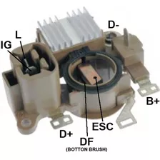 Regulador Voltagem Alternador N H Tratores 14.5v