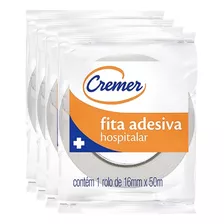 Fita Adesiva Branca 16mm X 50m (pct C/4 Und) - Cremer