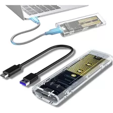 Adaptador Case Ssd M2 Ngff Sata Usb 3.1 E Type-c Ultra 5gbps