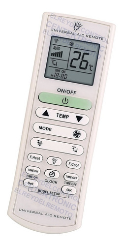 Control Remoto Aire Acondicionado Sanyo LG Samsung Bgh Recco
