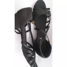 Sandália West Coast Korino Preta Salto 4cm Capezio Ref. Cj21