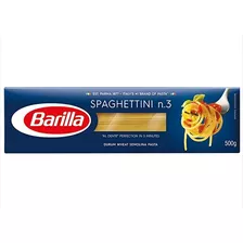 Fideos Spaghettini Barilla Italiano X 500 Gr - 12 Unidades 