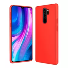 Funda Case Para Xiaomi Redmi Note 8 Pro Soft Feeling Rojo