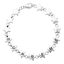 Supreme X Tiffany & Co - Pulsera 100% Plata 925 De Estrellas