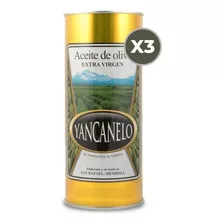 Aceite De Oliva Extra Virgen Clasico Yancanelo 500 Ml. X3