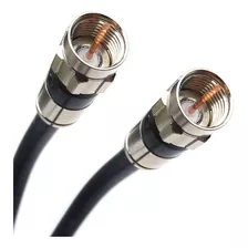 Cable Coaxial Rg6 Negro C/mensajero 50 Metros