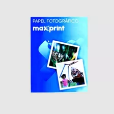 100 Folhas Papel Fotográfico Adesivo A4 Glossy 135gr C/nf