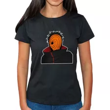 Camiseta Baby Look Feminina Obito Uchiha Naruto Anime