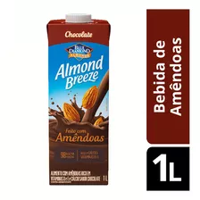 Leite De Amêndoas Chocolate Almond Breeze Blue Diamond 1 Lt