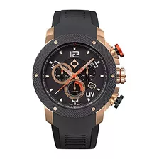 Reloj Casual Cronografo Suizo Con Pantalla Analogica Liv Gx1