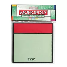 Monturas De Papel Surtido Monopoly De Eureka, 12 De 3 Diseño