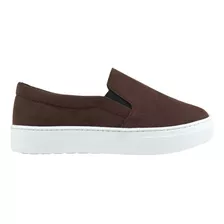 Tenis Feminino Casual Slip On Numeração Especial Confort Top