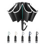 Guarda-chuva Nasjac Invertido Automático Antivento Uv Com Fa Preto Liso