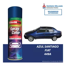 Tinta Spray Automotivo Azul Santiago Perolizado Fiat 300ml