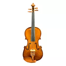 Eagle Violino Montado Em Ébano Ve441 Estojo Arco Breu Cor Marrom-claro