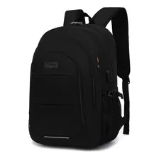 Mochila Urbana Ocixem 7003 Color Negro Diseño Lisa 35l