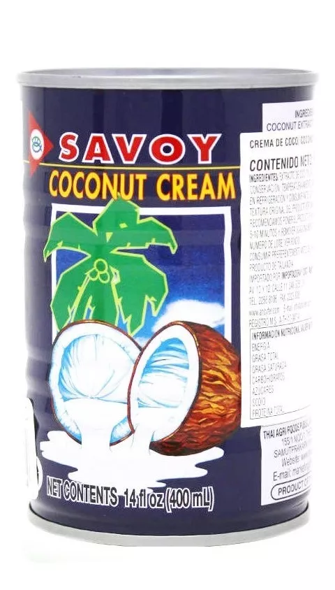 Crema De Coco Savoy 400ml - Lireke