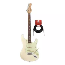 Kit Guitarra Tagima T-635 Owh Olympic White + Cabo