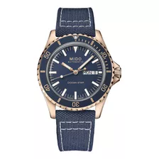 Reloj Mido Ocean Star Tribute Textil Azul