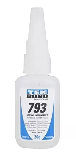 Cola Instantânea Tek Bond 793 20g Super Bond Top Qualidade