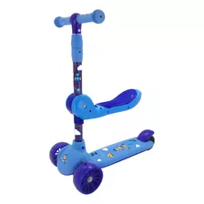 Patinete Infantil 2x1 Regulável Música Luz Led Zippy Toys