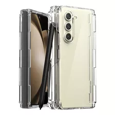 Funda Araree Para Galaxy Z Fold 5/ranura Para S Pen/claro