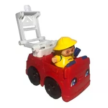 Fisher Price Little People Carro De Bomberos Incluye Figura