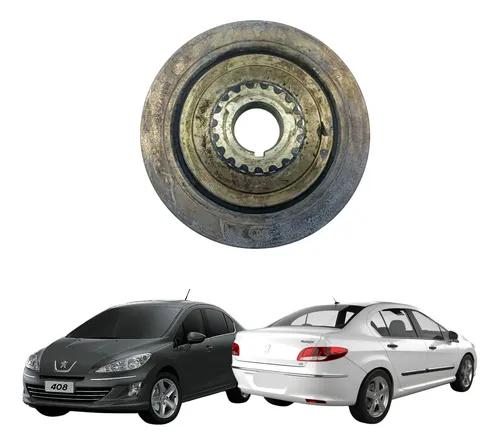 Polia Virabrequim Peugeot 408 2.0 2011 2014 Usado 1