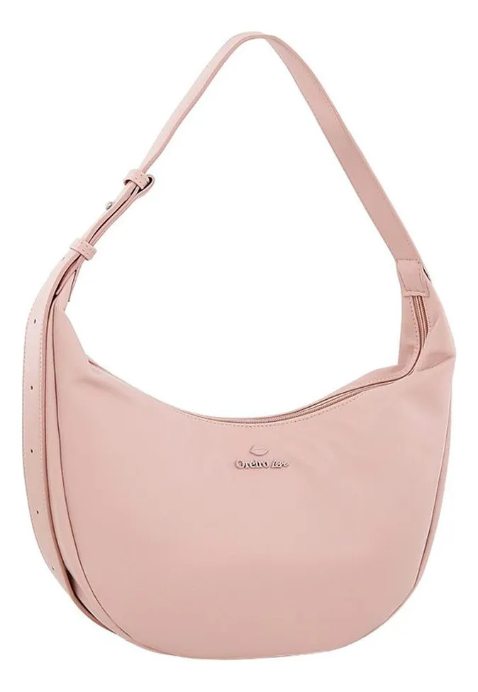 Cartera Oreiro Love Ergonómica Con Cierre De Acabado Premium Nude Lisa Níquel A Tono