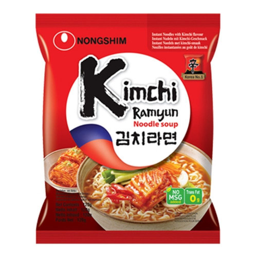 Macarrão Instantâneo Kimchi Lámen Nong Shim Pacote 120g