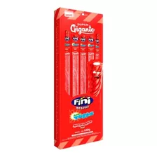 Tubes Fini Morango Cítrico Super Gigante 24 Peças 27g - 648g