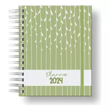  Planner Agenda Semanal/ Mensal 2024 Organizador Anual Green