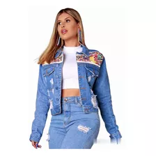 Jaqueta Jeans Feminina Blusa Desfiada Tik Tok Sal E Pimenta