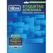 Etiqueta Adesiva Inkjet/laser Carta 6080 25,4 X 66,7 Mm Com 