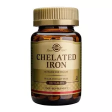 Chelated Iron 100 Tab * Solgar - Unidad a $81000