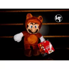 Nintendo, Mario Bros, Tanooki, Peluche, Nuevo, 8 Pulgadas