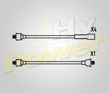 Jgo Cables Buja Epdm Para Chevrolet Chevette 1.8l 4cil 1980 Foto 2