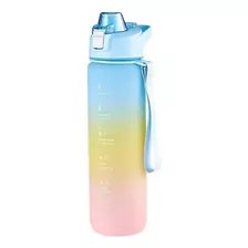 Botella De Agua Deportiva Botella Motivacional 1 Litro Horas Marinshop Botella Motivacional Deportes 1000 Ml