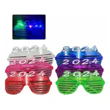 Pack X12 Lentes Con Luz Led Año Hora Loca