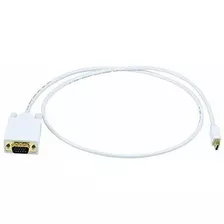 Monoprice 106002 1mt 32awg Mini Displayport A Vga Cable - Wh