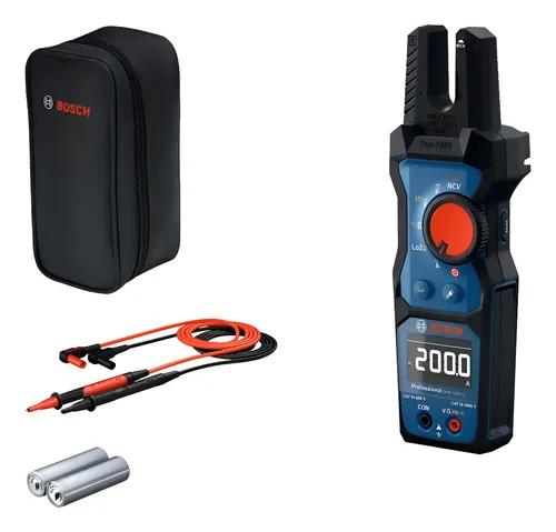 Pinza Amperometrica De Horquilla Bosch Gfm 1000-15 Trms Ip54
