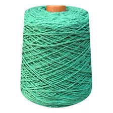 Linha Crochê Colorida 4 Fios Barbante Tricô 600 Gramas Prial Cor Verde Bandeira